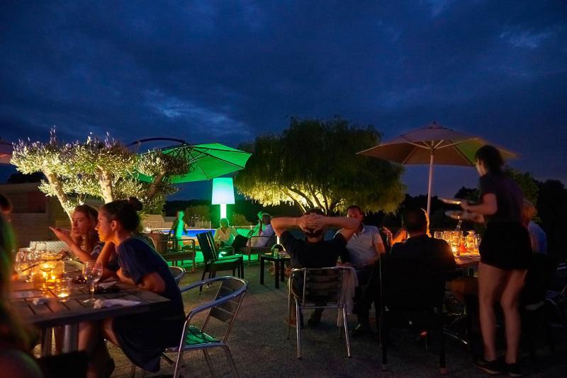 Hotel Le Camping Grand Cerf Gimouille Exterior foto